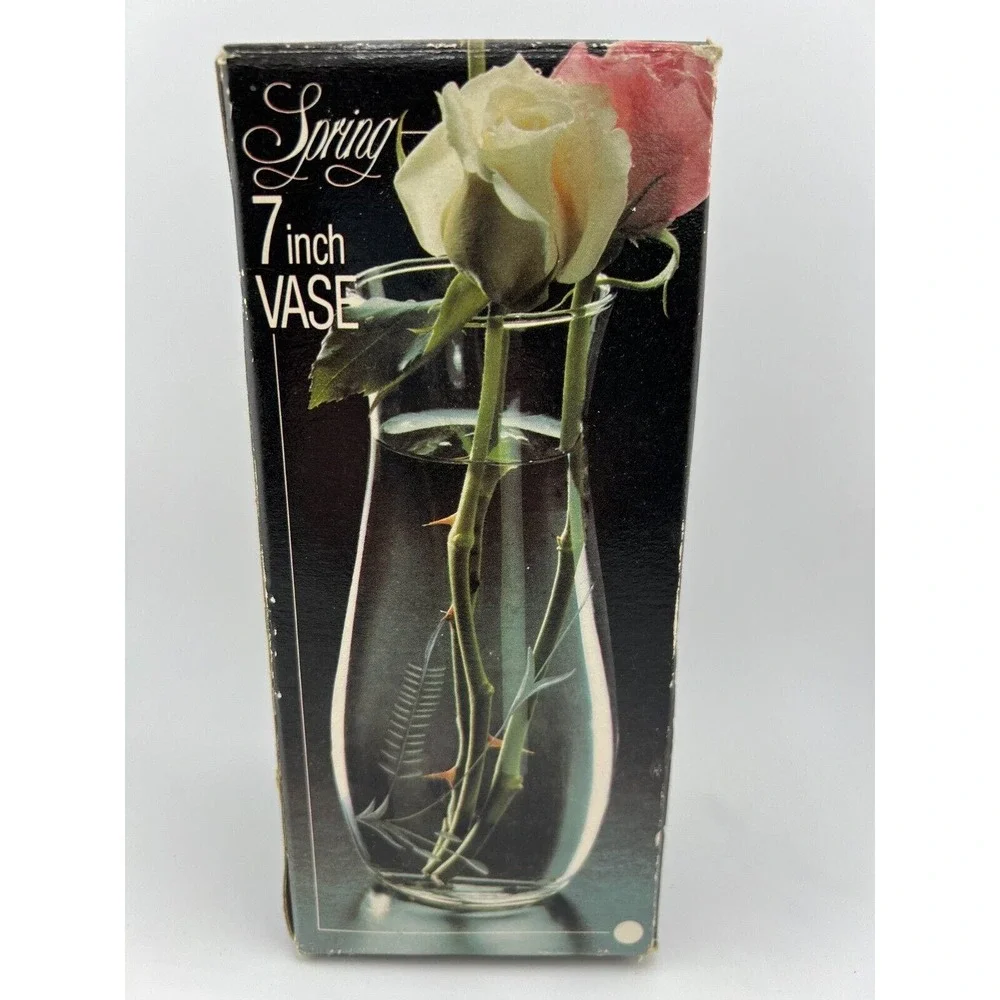 Vintage Spring Swirl Pattern‎ Ruffled Edge Elegant Glass European 7